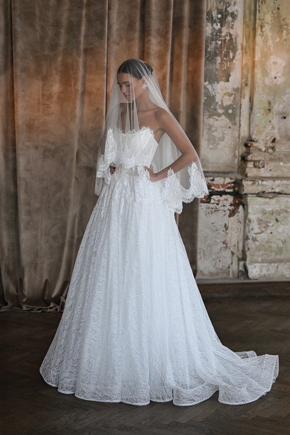 Фата с фестоном 1.5х2